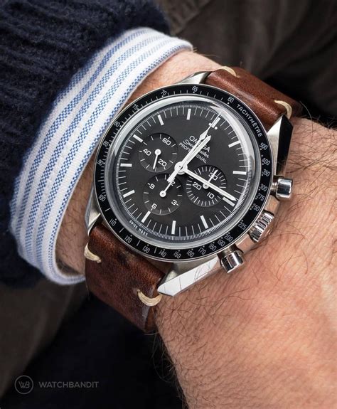 omega speedmaster on strap